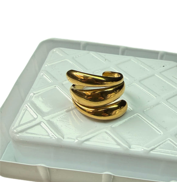 Anello Simona effetto triplo