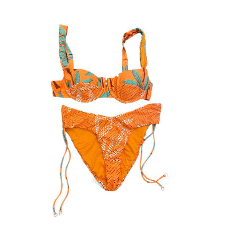 Bikini Mefui con ferretto e slip Americano coprente Exotic