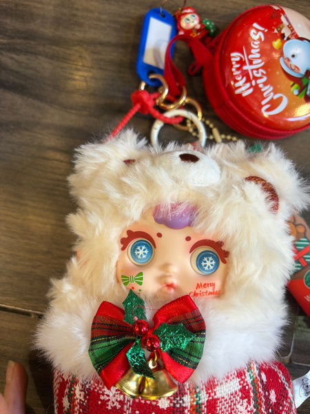 Pimp your bag MM Milk Candy  serie Christmas orsacchiotto calza di Natale