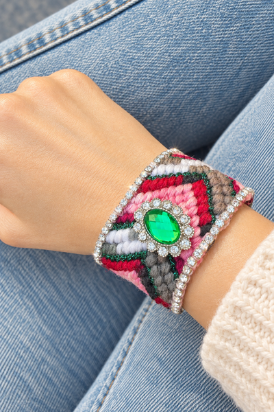 Bracciale friendship con castone