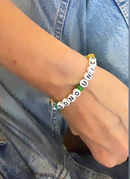 Bracciale con frase motivazionale