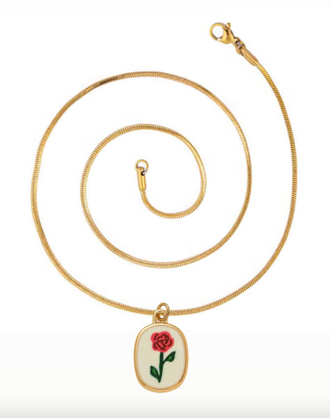 Collana Love Little Italy retro’ Flower vari disegni