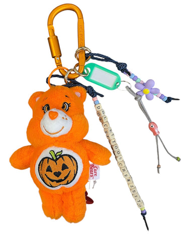 Pimp your Bag Keychain charms per borsa e portachiavi in peluche  care bears orsetto del cuore angelorso arancione zucca halloween