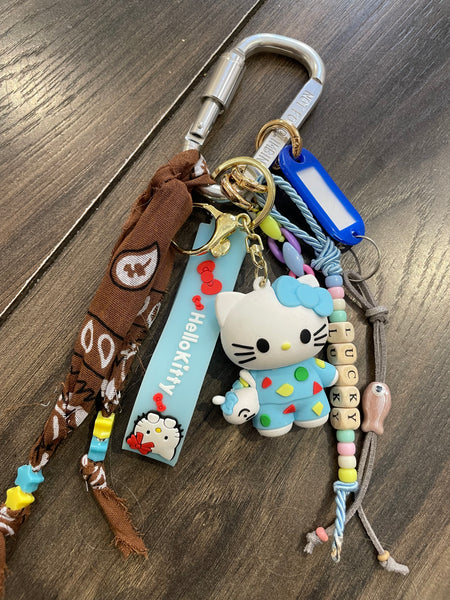 Pimp your Bag Keychain charms per borsa e portachiavi hallo kitty unicorno