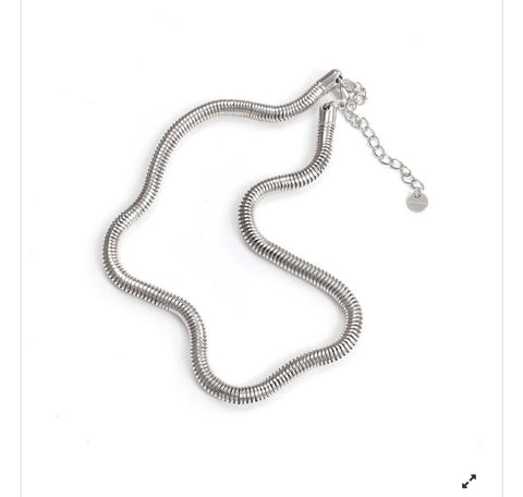 Collana botteguccia snake tubolare modello lungo o corto