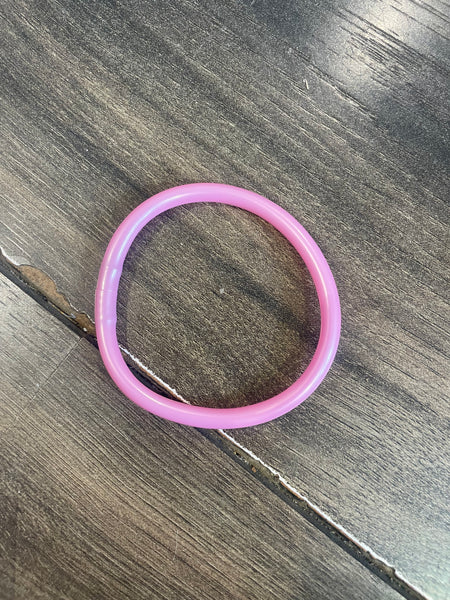 Jelly bangle rosa glicine brillante