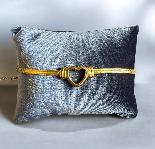 Bracciale Cuore spesso due varianti colore