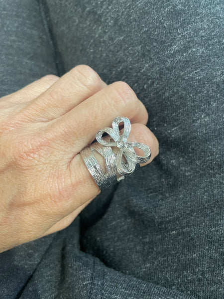 Anello fiocco MaryGrace due varianti colore