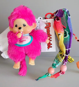 Pimp your Bag Monchichi colors Fuxia