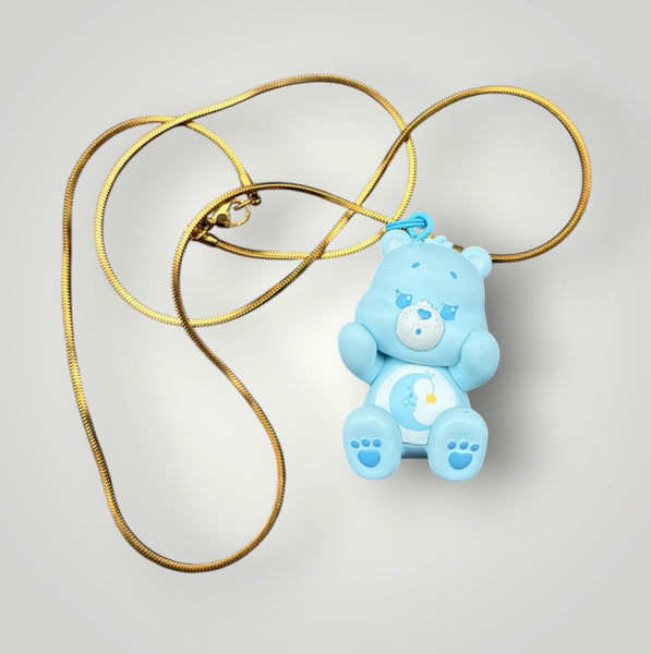 Collana orsetto del Cuore catenina 60 cm vari colori