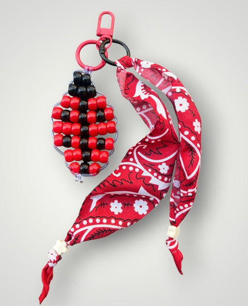 Pimp your bag Colors keychain coccinella portafortuna  pony Beads Vari utilizzi e vari colori