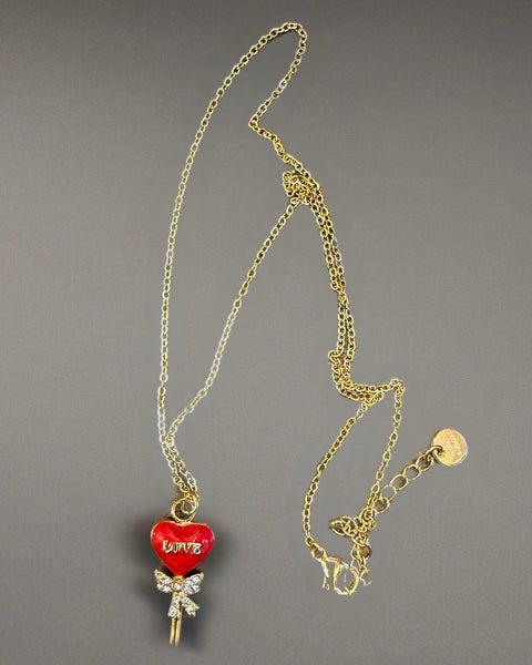 Collana Balloon Palloncino cuore con fiocco love