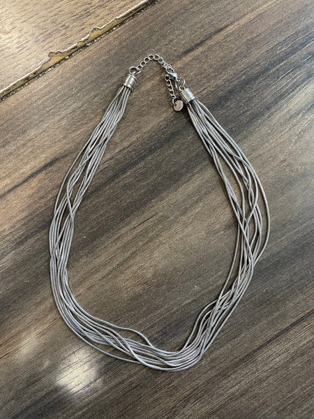 Collana Michelle multifili Mini snake due varianti colore