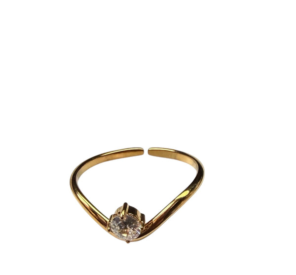 Mini anello Anna  punto luce due varianti colore