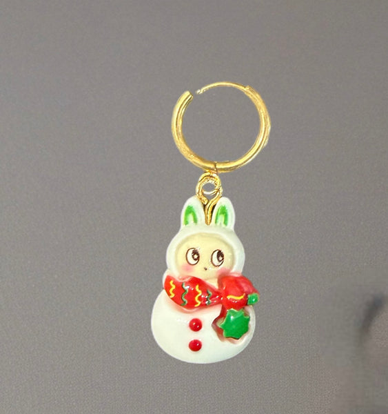 Mono orecchino labubu Christmas edition Natale vari sogetti