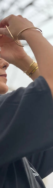 Elettra Bracciale e anello unito regolabile due varianti colore
