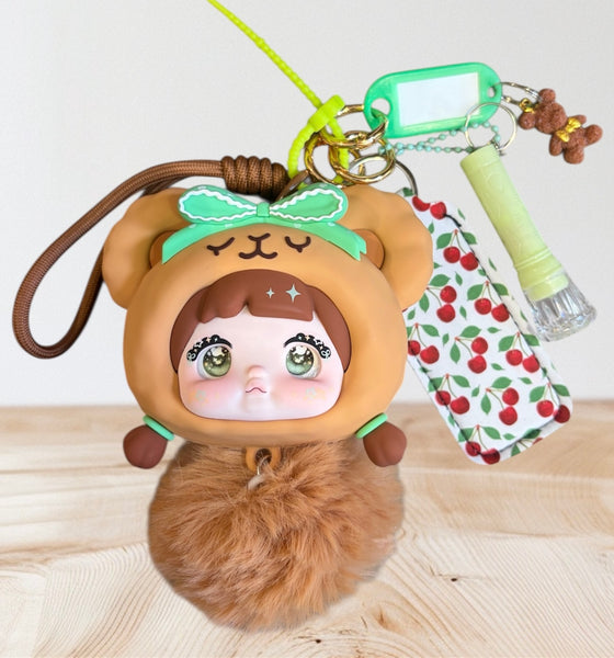 Pimp your bag  ( porta auricolari e piccoli oggetti ) orsetto commovente