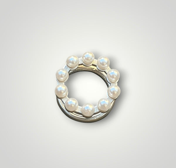 Mono earcuff  cerchio giro perle piccolo