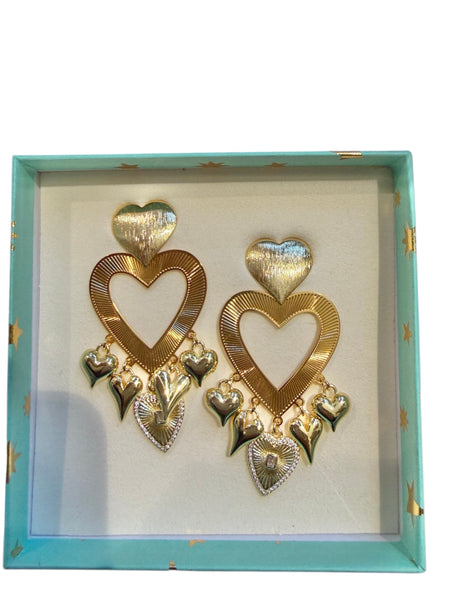 Coppia orecchini principessa Glam Gipsy Hearths