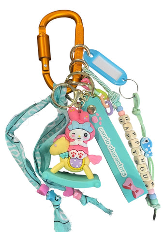 Pimp your Bag Keychain charms per borsa e portachiavi My Melody cavalluccio a dondolo