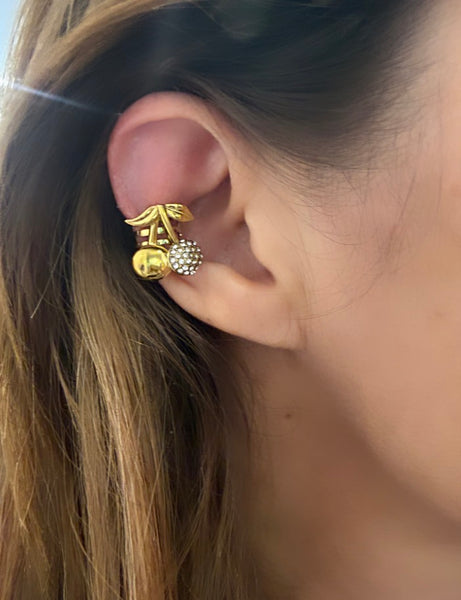 Earcuff Isla Bonita ciliegie due varianti colore