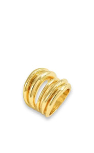 Anello Adele alto 5 fasce due varianti colore
