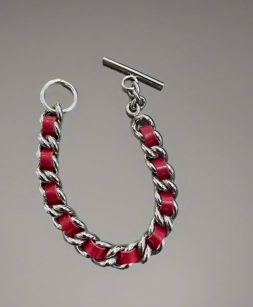 Bracciale groumette pelle So Glamour vari colori