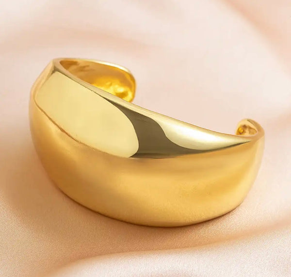 Bracciale manetta bombati Artemide liscio due varianti colore