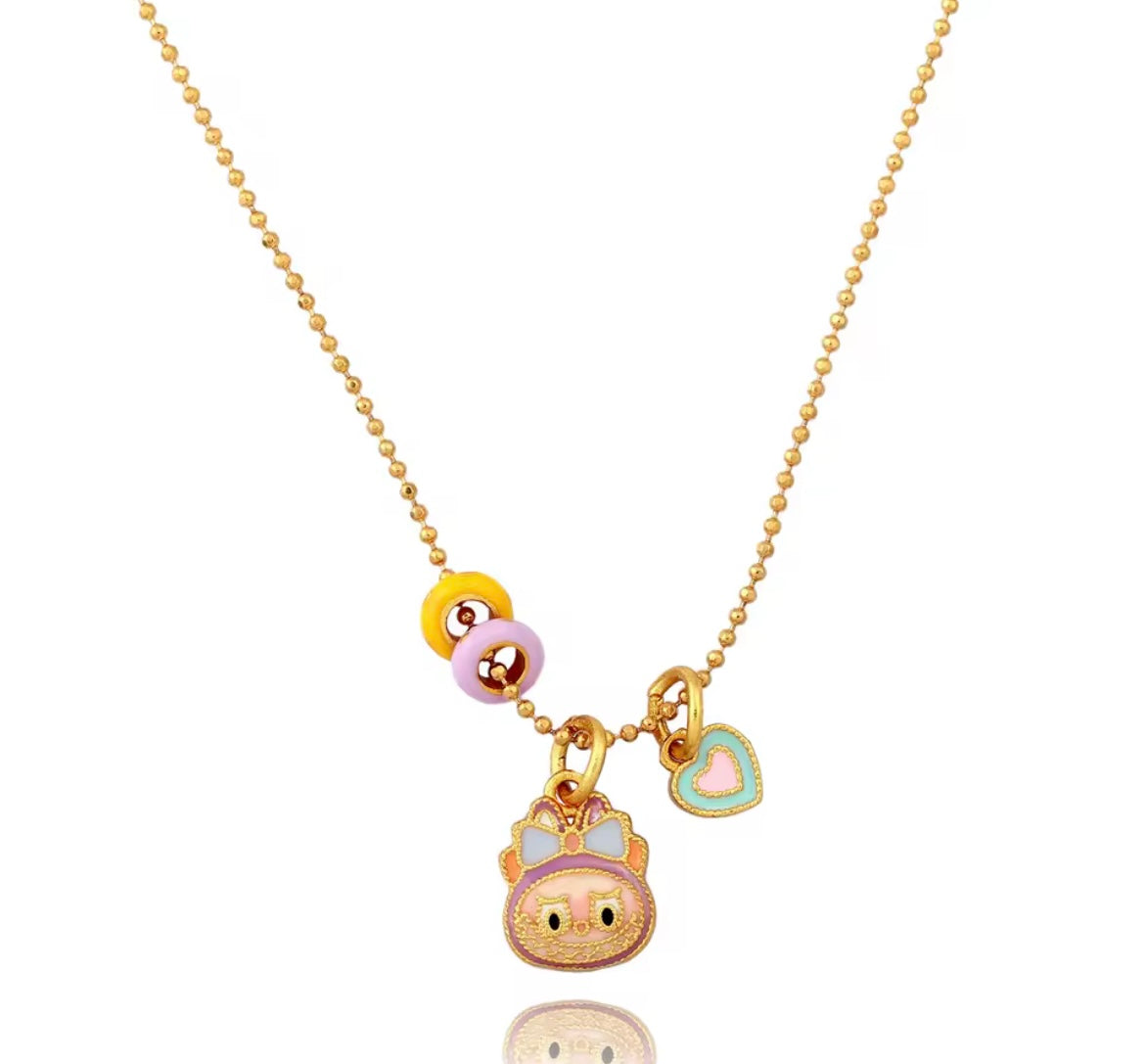 Collana multicharms Labubu