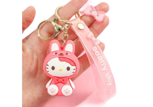 Pimp your Bag Keychain charms per borsa e portachiavi hallo kitty coniglietto
