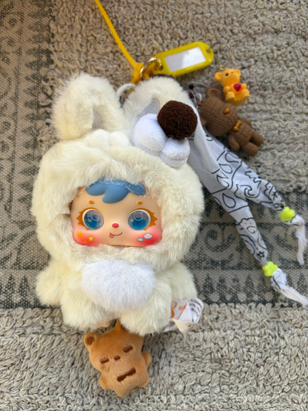 Pimp your bag Samuel hug ice cream cream Bunny Coniglietto