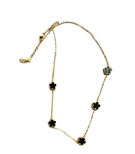 Collana  fiorellini iconic vari colori fiore variante piccina