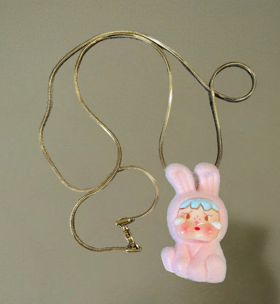 Collana powerpuff girls   vari colori due lunghezze catenina