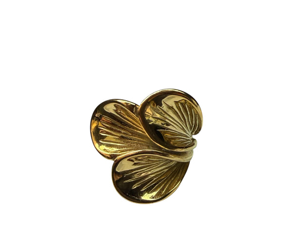 Anello Vanessa foglie due varianti colore
