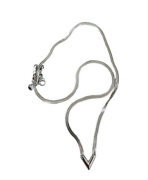 Collana snake piatto V due varianti colore