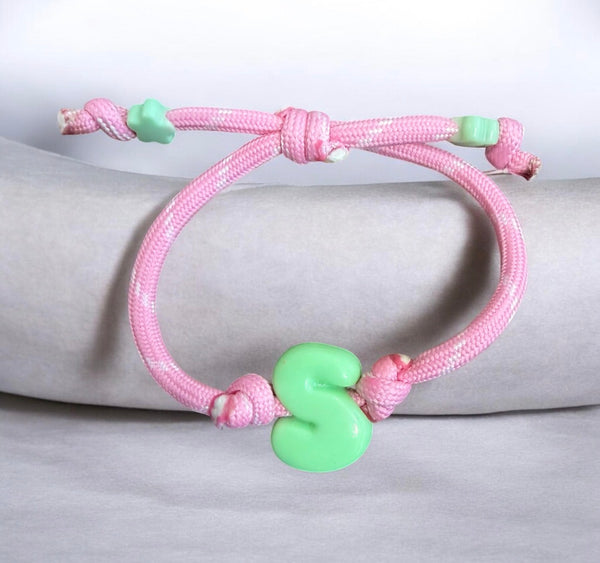 Bracciaie Marine florida lettera colorata Puff vari colori lettere S T V Y