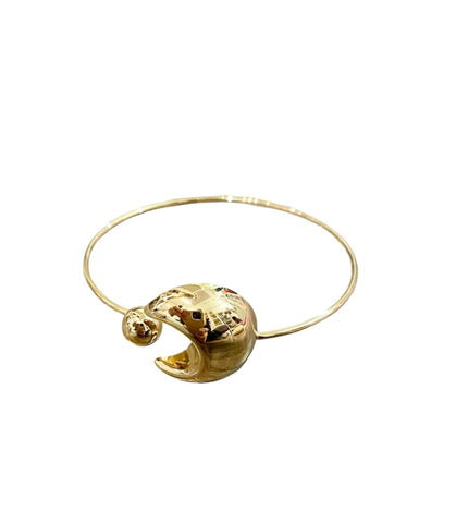 Bracciale bangle sfera d crescent moon due varianti colore