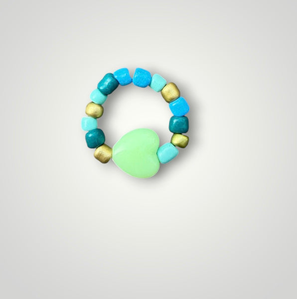 Anello colors con cuore vari colori