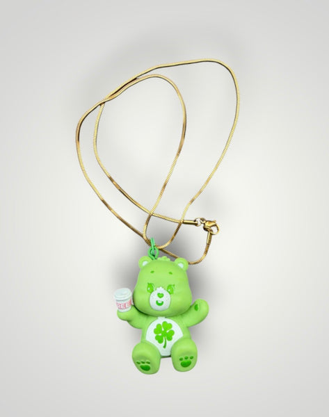 Collana Orsetto del cuore catenina 50 cm vari colori