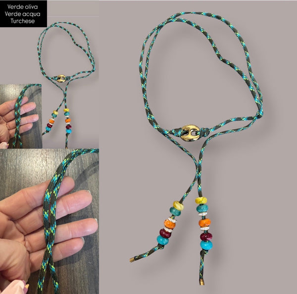 Collana Marine Florida centrale chain oro in vari colori