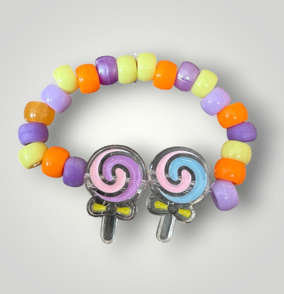 Bracciaie Colors pony Beads double lollypops vari colori