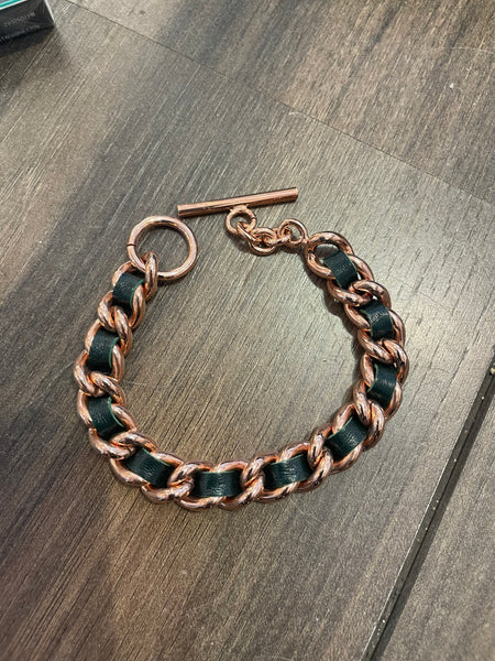 Bracciale groumette pelle So Glamour vari colori