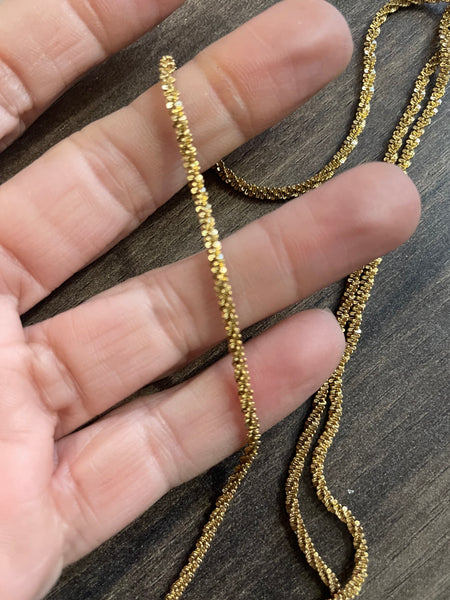 Collana Matilda tripla diamantata due varianti colore