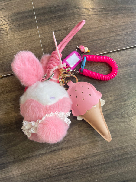 Pimp your Bag Baby Nommi Sweetheart Bunny series Strawberry  Cream