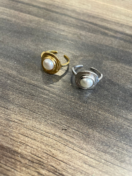 Anello Sparta perla
