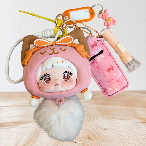 Pimp your bag ( porta auricolari e piccoli oggetti ) l’elegante Kitty