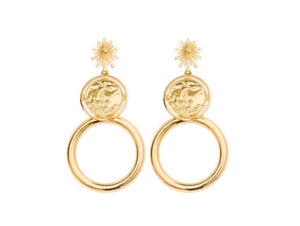Coppia orecchini principessa glam basic London