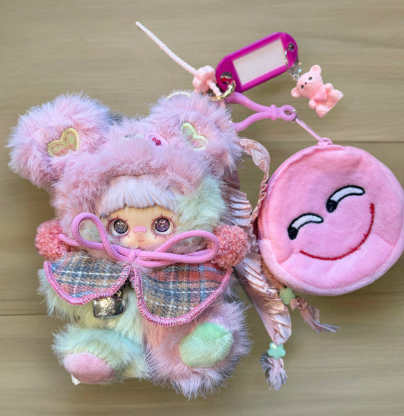 Pimp your bag Maymei Tiny Bear Cookie Series cantaloupe Cherry