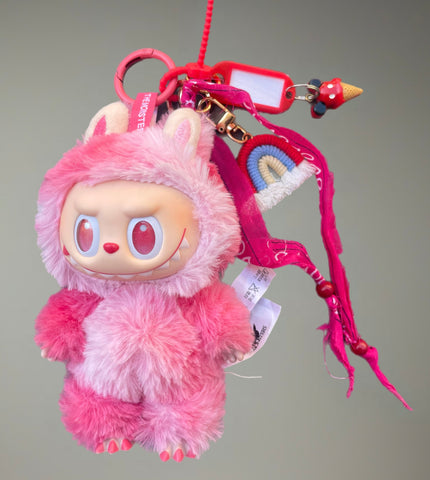 Pimp your Bag Keychain charms per borsa e portachiavi Labubu the monsters energy love
