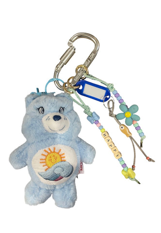 Pimp your Bag Keychain charms per borsa d portachiavi care bears orsetto del cuore angelorso peluche azzurro nuvoletta e sole